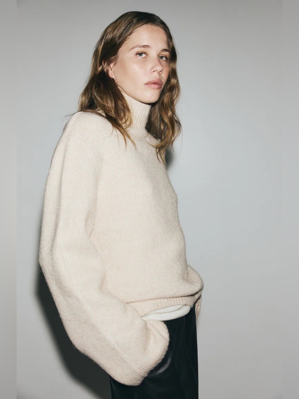 H&M knit turtleneck sweater
